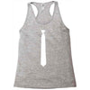 skinny white tie Racerback Tank