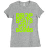 dub step drop beats not bombs black light skrillex ink hiphop dance Ladies Fitted T-Shirt