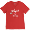 Aunt Est.2018. V-Neck Tee