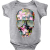 Summer Skull Baby Onesie
