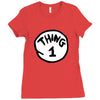 thing 1 Ladies Fitted T-Shirt