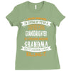 Super Cool Granddaughter Of A Freaking Awesome Grandma Ladies Fitted T-Shirt