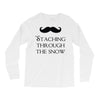 staching through the snow Long Sleeve Shirts