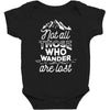those who wander Baby Bodysuit
