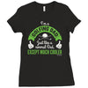 golfing dad much cooler Ladies Fitted T-Shirt
