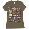 yorkie dad Ladies Fitted T-Shirt