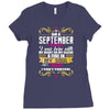 i am a September women Ladies Fitted T-Shirt