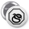 snake black Pin-back button