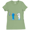 bad sock puppet Ladies Fitted T-Shirt