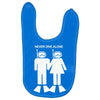 never dive alone scuba diving Baby Bibs