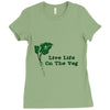life life on the veg Ladies Fitted T-Shirt