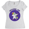 Unicorns Dab Women's Triblend Scoop T-shirt