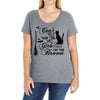 can't fly with the big girls Ladies Curvy T-Shirt