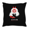 spirit mask Throw Pillow