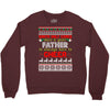 Santa Only Comes Once A Year Father Is Always Here To Cheer Crewneck Sweatshirt