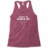 alien themed   ufo Racerback Tank