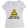 keep out of direct sunlight Women's Triblend Scoop T-shirt