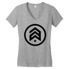 analog black new logo Women's V-Neck T-Shirt