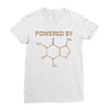 Powered By Caffeine Molecule Ladies Fitted T-Shirt