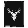deer head vector white logo iPad 3 and 4 Case