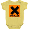 irritant symbol joke Baby Onesie