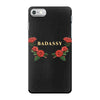 badassy with roses iPhone 7 Case