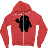 adipose dr who Zipper Hoodie