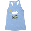 run away! run away! Racerback Tank