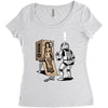 metal wars solid Women's Triblend Scoop T-shirt