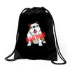 bad dog Drawstring Bags