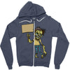 zombies (3) Zipper Hoodie