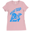new retro night trap Ladies Fitted T-Shirt