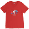 4th of July V-Neck Tee