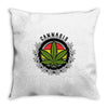 cannabis Throw Pillow