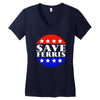 save ferris tribute to ferris bueller's Women's V-Neck T-Shirt
