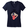 the frenchie world Women's V-Neck T-Shirt