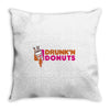 drunk'n donuts Throw Pillow