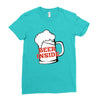 Beer Inside Ladies Fitted T-Shirt