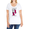 i run like a girl try to keep up Ladies Curvy T-Shirt