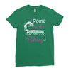 real girls go fishing Ladies Fitted T-Shirt
