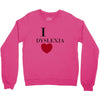 i dyslexia Crewneck Sweatshirt
