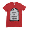 delete my browser history Ladies Fitted T-Shirt