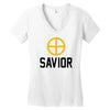 savior Women's V-Neck T-Shirt