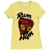 rum ham Ladies Fitted T-Shirt