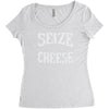seize the cheese Women's Triblend Scoop T-shirt
