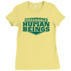 greendale human beings Ladies Fitted T-Shirt