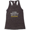 health conscious nachos Racerback Tank