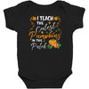 fall i teach the cutest pumpkins Baby Bodysuit