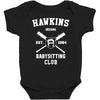 hawkins babysitting club indiana mike dustin eleven demogorgon strange Baby Bodysuit