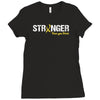 Stronger Than You Think Ladies Fitted T-Shirt
